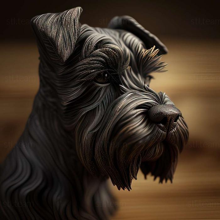 Zwergschnauzer dog