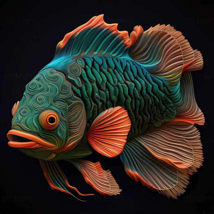 Mandarin fish fish