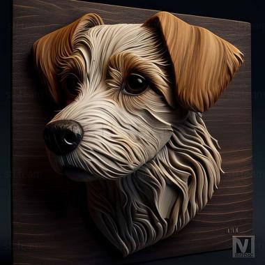 3D model Kisyu dog breed dog (STL)