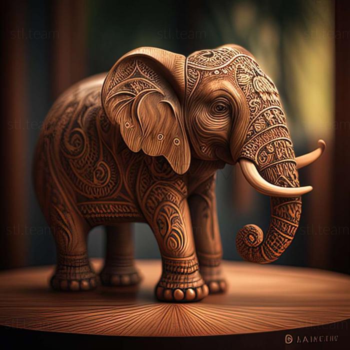 Batyr elephant famous animal