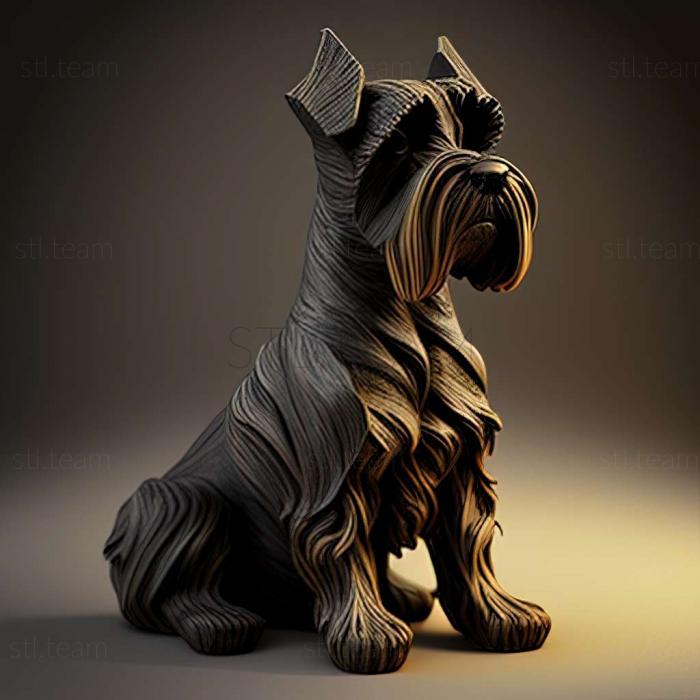 Animals Zwergschnauzer dog