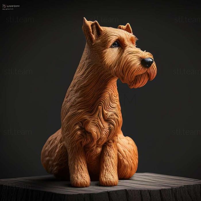 3D model Lakeland Terrier dog (STL)