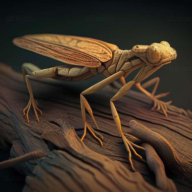 3D model Ceriagrion obfuscans (STL)