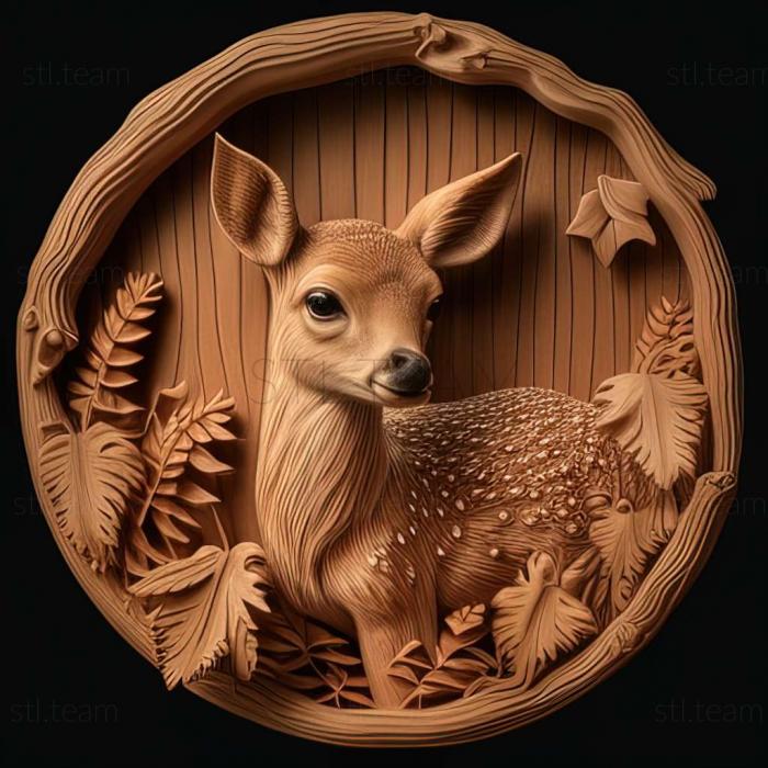 3D model Baby deer from Bambi (STL)