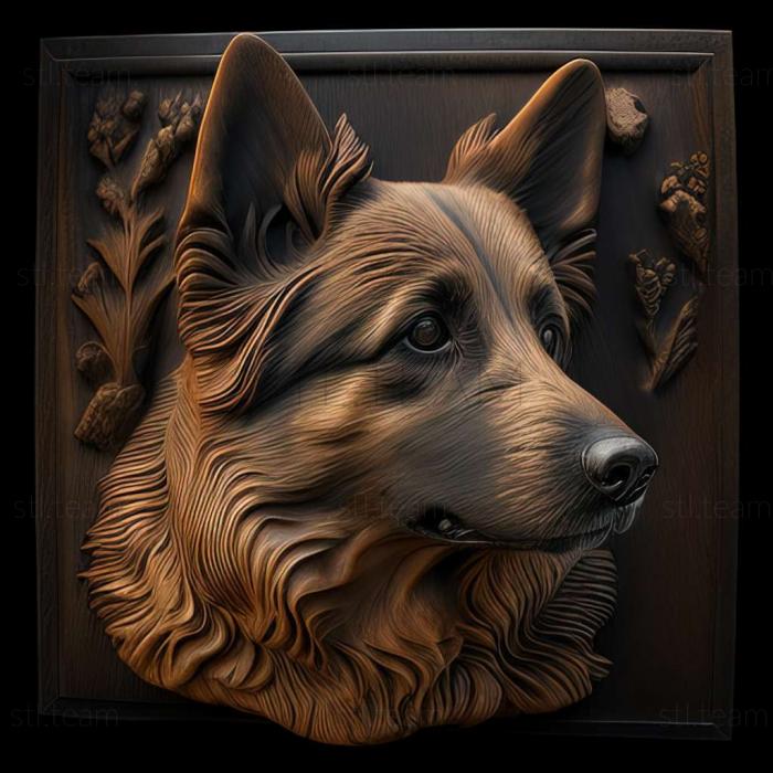 3D model New Zealand Shepherd dog (STL)