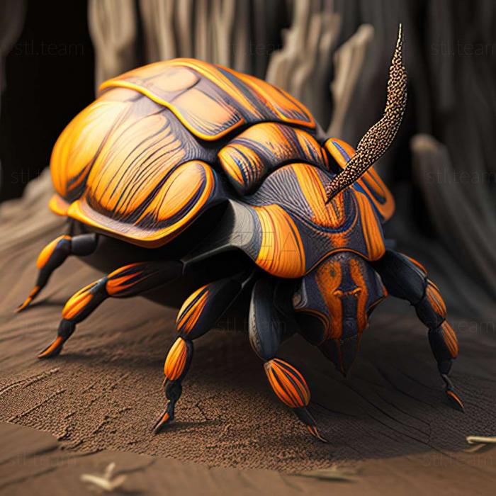 3D model Nicrophorus mongolicus (STL)