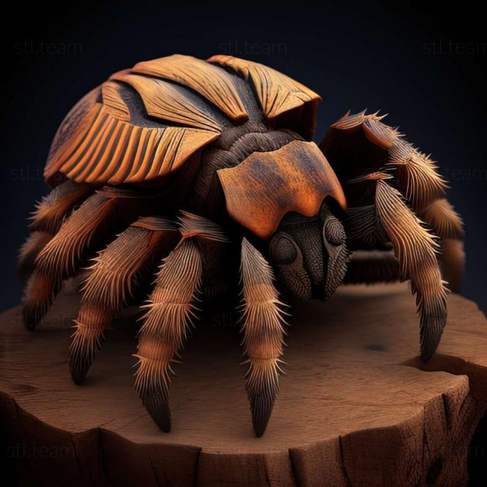 3D model Brachypelma hamorii (STL)