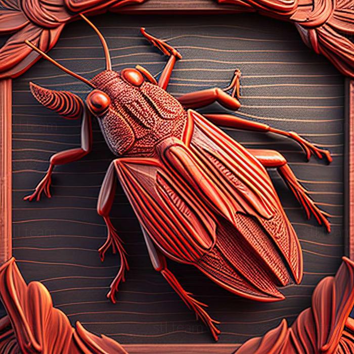 3D модель Stictoleptura erythroptera (STL)