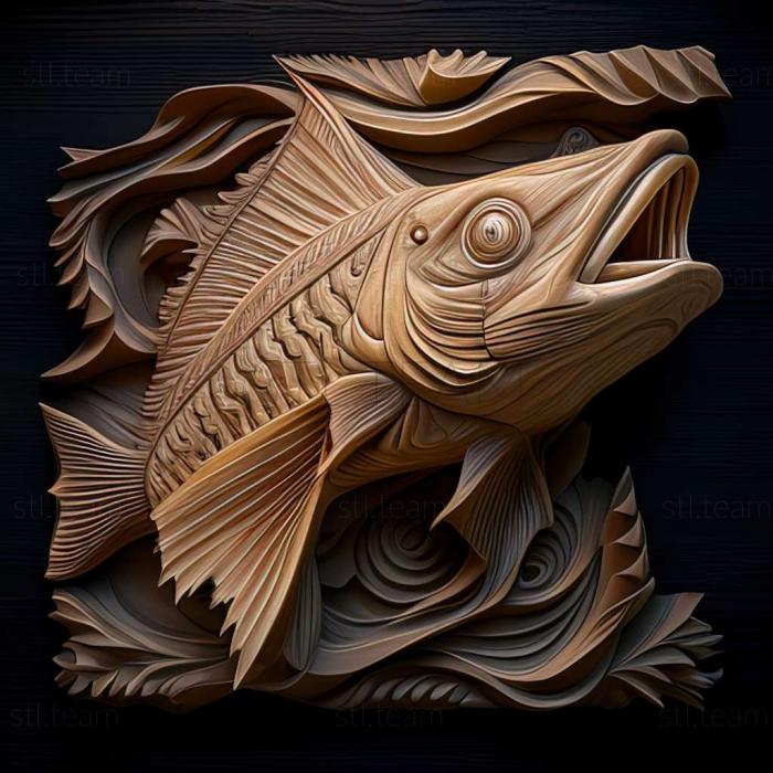 3D модель Рыба-звездочет (STL)