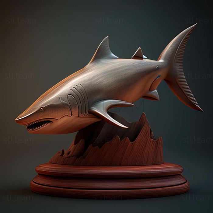 3D модель Carcharhinus perezii (STL)