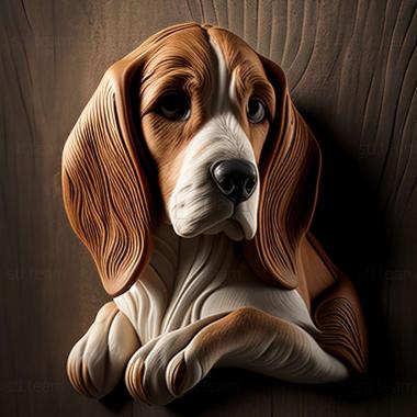 3D model The Estonian Hound dog (STL)