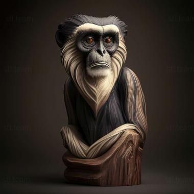 3D model Piliocolobus semlikiensis (STL)