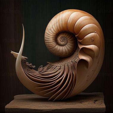 3D модель Nautilus belauensis (STL)