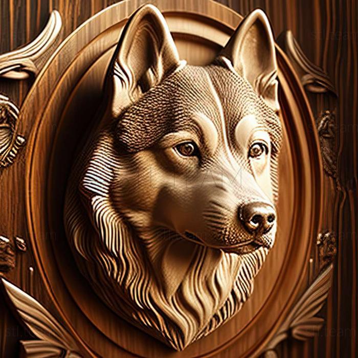 3D модель WeSiberian Husky собака (STL)