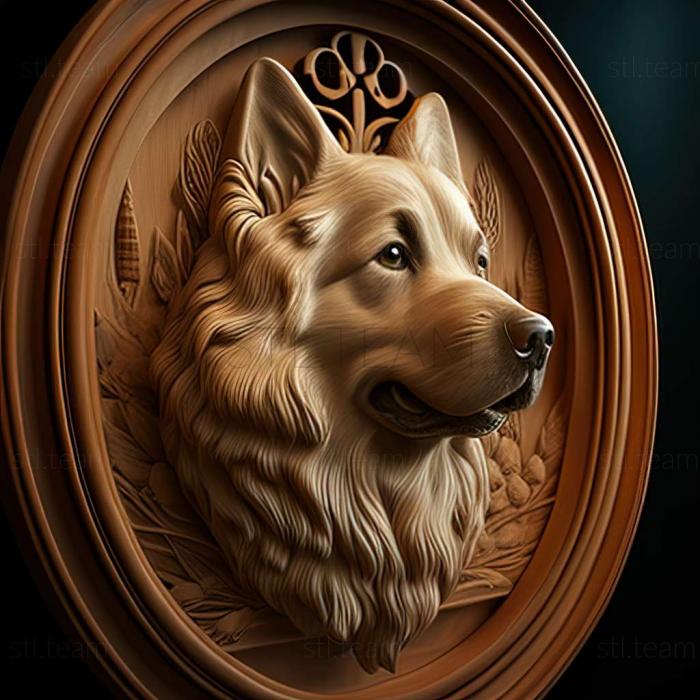 3D model South Russian Shepherd dog (STL)