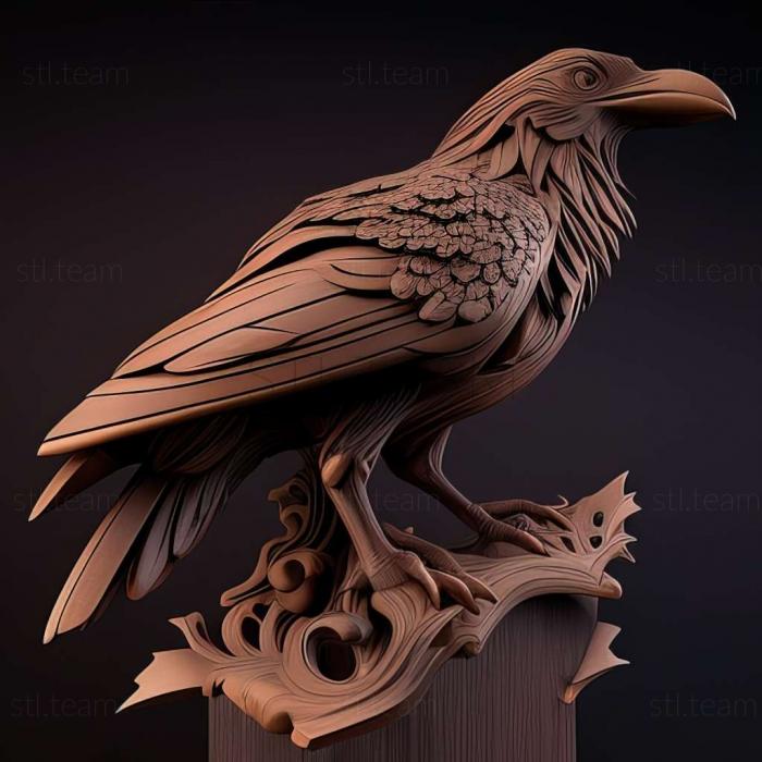 3D model Ravenswood Flo famous animal (STL)