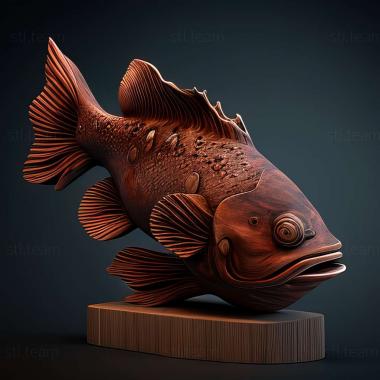 3D модель Bradypterus carpalis (STL)