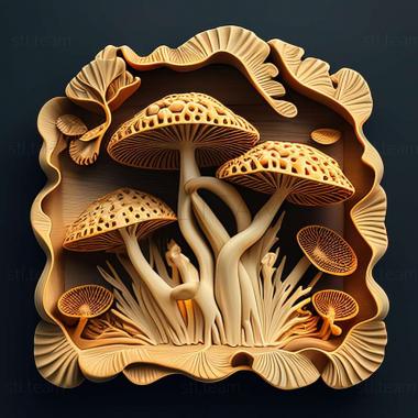 3D модель Гимнофолус грибовидный (STL)