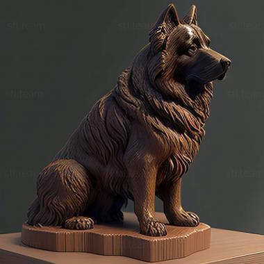 3D model The Bergamian Shepherd dog (STL)