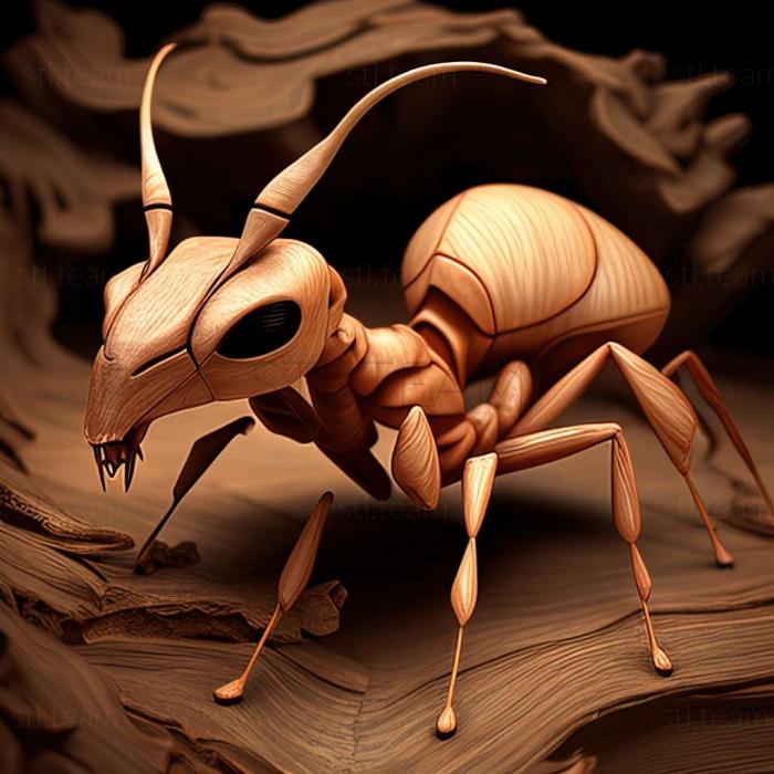 3D model Nesomyrmex madecassus (STL)