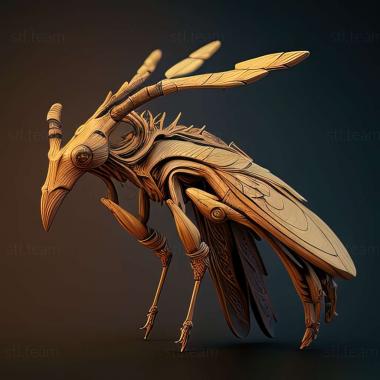 3D модель Empelus brunnipennis (STL)