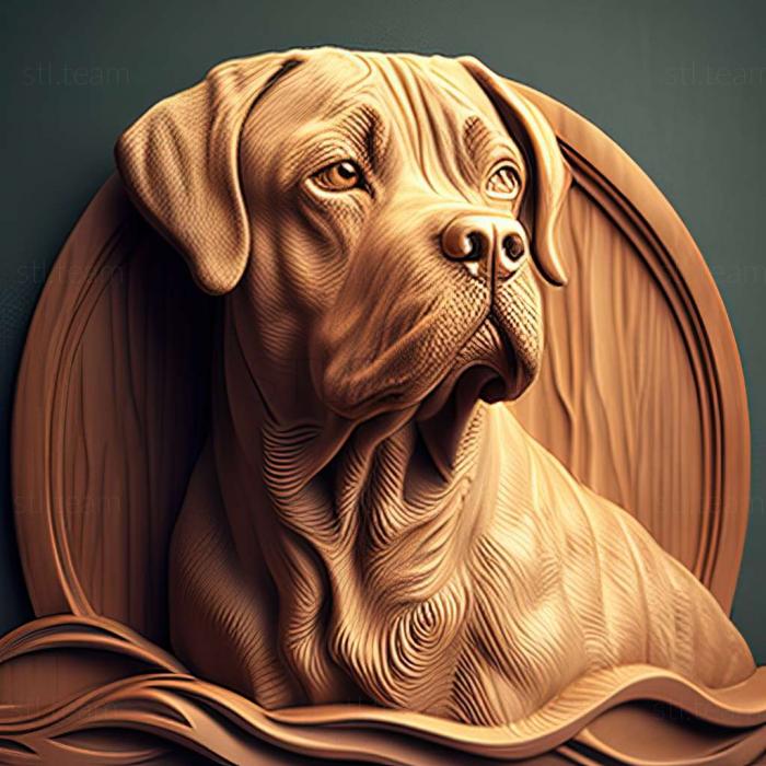 3D модель Відома тварина пес Отто (STL)