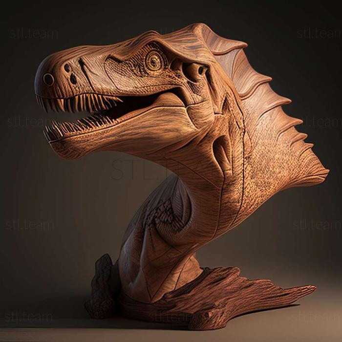 3D модель Хуаксиозавр айгатенс (STL)
