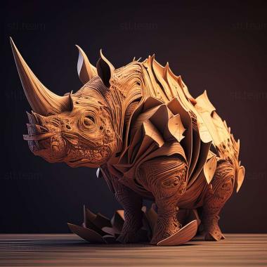 3D model Cosmoconus ceratophorus (STL)