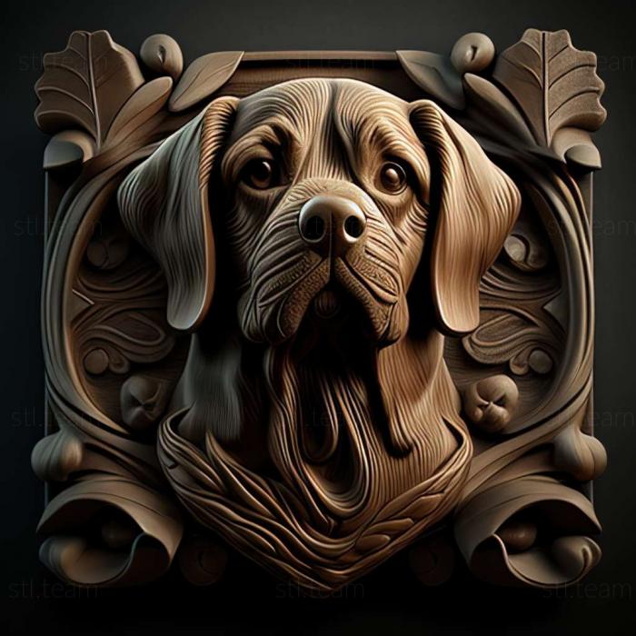3D модель Собака-покровитель знаменита тварина (STL)