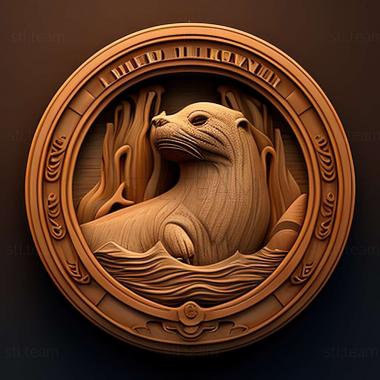 3D model Hoover seal famous animal (STL)