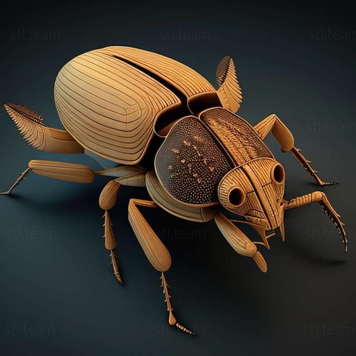 3D model Quadrastichus punctatus (STL)