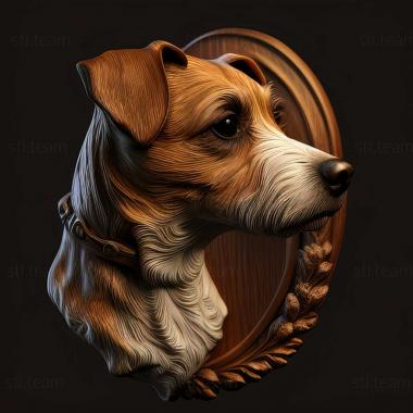 3D model Jack Russell Terrier dog (STL)