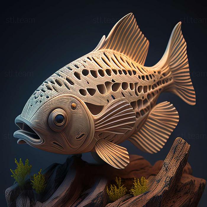 Puntius lateristriga fish