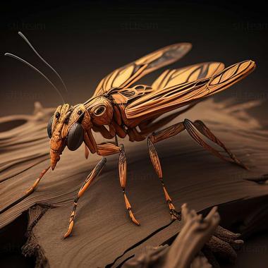 3D model Ichneumon rufofacialis (STL)