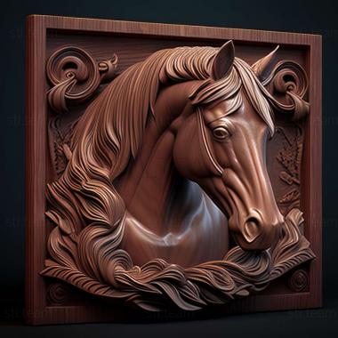 3D model Lord Mortons mare famous animal (STL)