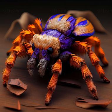 3D модель Lampropelma violaceopes (STL)