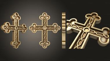 3D model Crucifix with decor (STL)