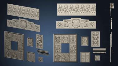 3D модель Славянские декоры комплект (STL)