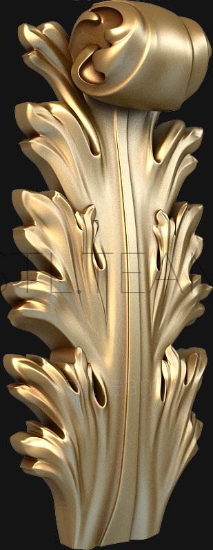 3D модель Лист папоротника (STL)