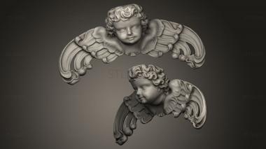3D модель Барочный ангел из Кшешевского аббатства (STL)