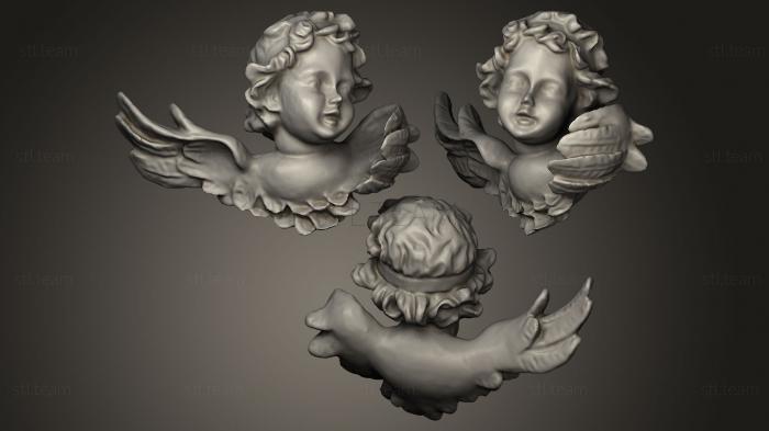 3D модель Ангел эпохи барокко (STL)