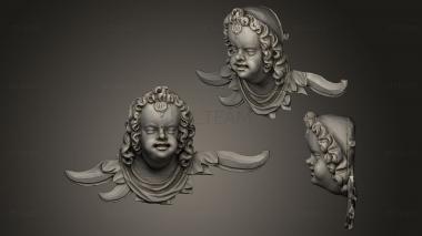 3D модель Голова ангелов 17 век Иоганн Пфистер (STL)