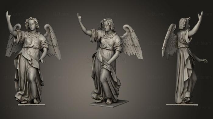 3d модели ангелы Статуя ангела церкви Ренессанс