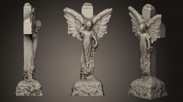 3d модели ангелы Ангел Гласби в снежном Саутгемптоне