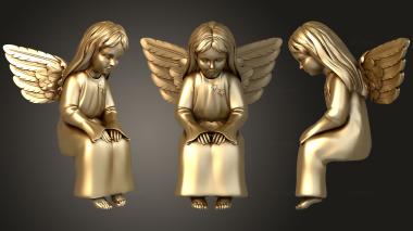 3D модель Сидящий Ангелочек (STL)