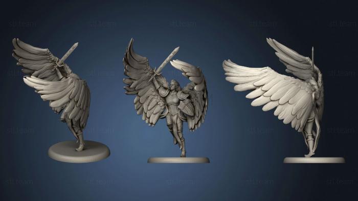 3d модели ангелы Ангельский паладин простая основа