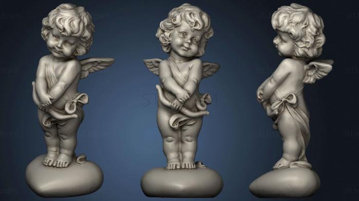 3d модели ангелы Стоящий херувим