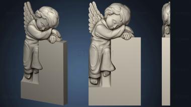 3D модель Памятник с Ангелочком (STL)