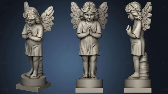 3d модели ангелы Ангелочек с крылышками