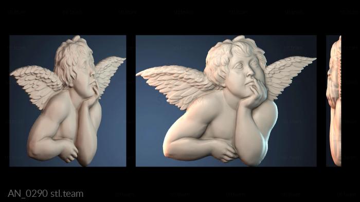 3d модели ангелы AN_0290